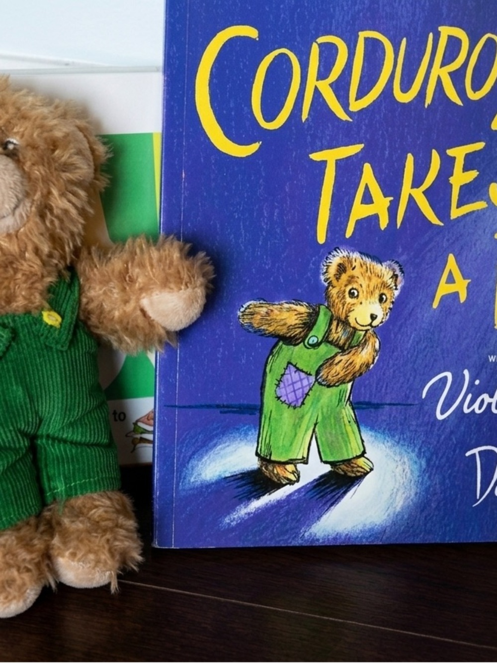Corduroy Takes a Bow Book & Plush Set Viola Davis Don Freeman Teddy Bear